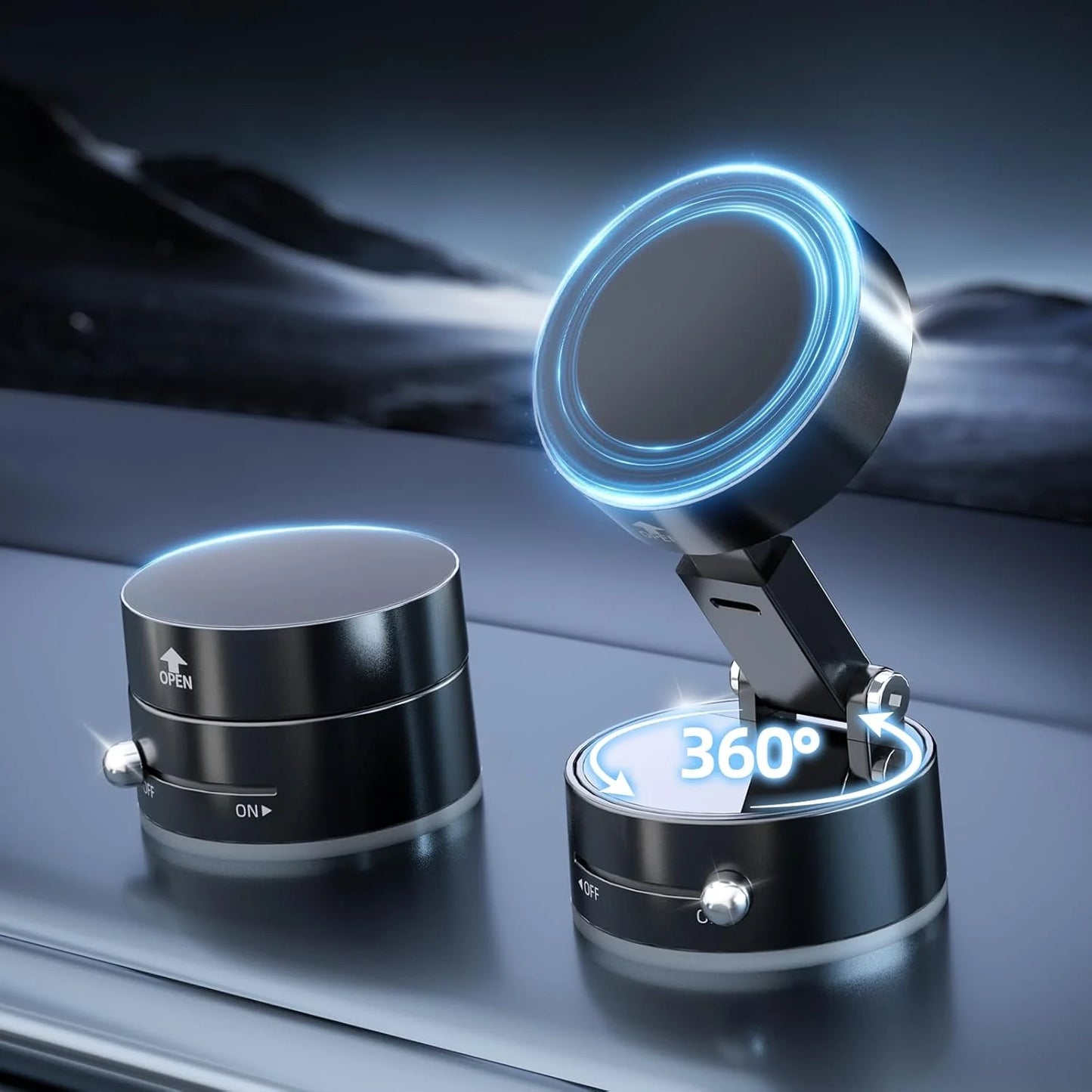 Vacuum Magnetic Suction Phone Holder